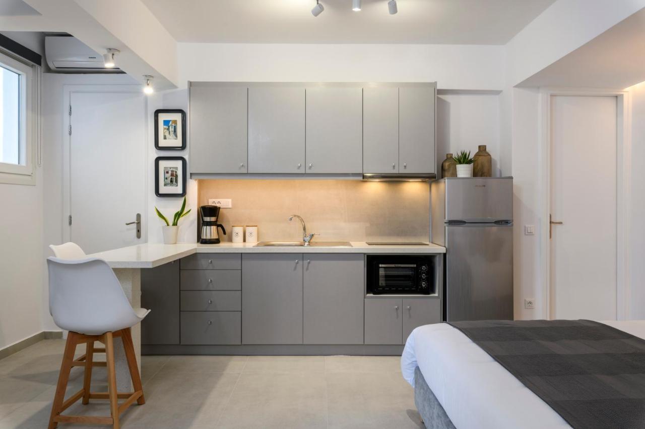Blueisla Grey Studio Town Mykonos Mykonos Town ภายนอก รูปภาพ