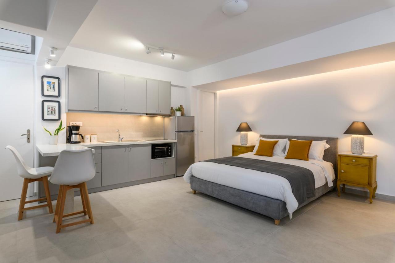 Blueisla Grey Studio Town Mykonos Mykonos Town ภายนอก รูปภาพ